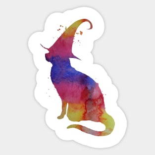 Witch Cat Sticker